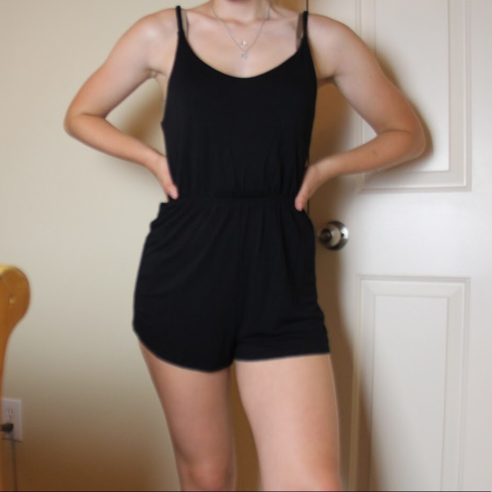 Comfy black romper